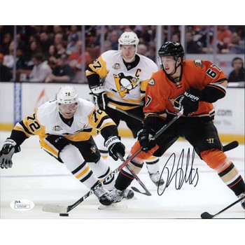 Rickard Rakell Anaheim Ducks Signed 8x10 Matte Photo JSA Authenticated