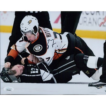 Nick Ritchie Anaheim Ducks Signed 8x10 Matte Photo JSA Authenticated