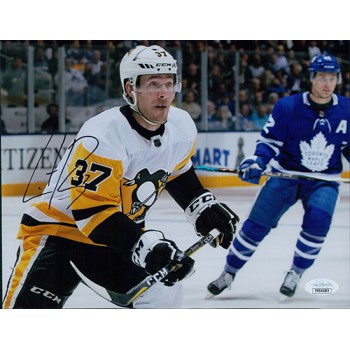 Carter Rowney Pittsburgh Penguins Signed 8x10 Matte Photo JSA Authenticated