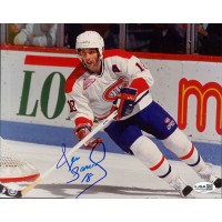 Denis Savard Montreal Canadiens Signed 8x10 Glossy Photo JSA Authenticated Denis Savard Montreal Canadiens Signed 8x10 Glossy Photo JSA Authenticated