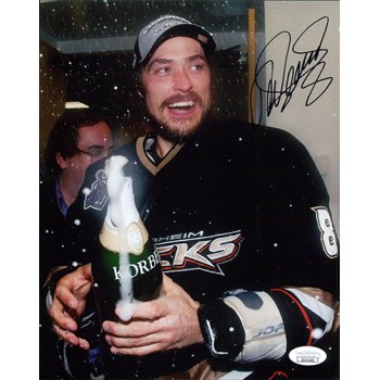 Teemu Selanne Anaheim Ducks Signed 8x10 Matte Photo JSA Authenticated