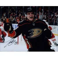 Jakob Silfverberg Anaheim Ducks Signed 8x10 Matte Photo JSA Authenticated