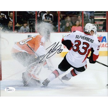 Jakob Silfverberg Ottawa Senators Signed 8x10 Matte Photo JSA Authenticated