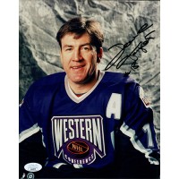 Dave Taylor Los Angeles Kings Signed 8x10 Glossy Photo JSA Authenticated