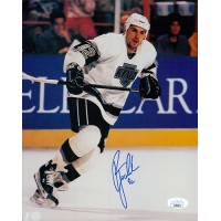 Rick Tocchet Los Angeles Kings Signed 8x10 Cardstock Photo JSA Authenticated