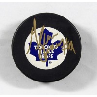 Glenn Anderson Toronto Maple Leafs Signed Hockey Puck JSA Authenticated