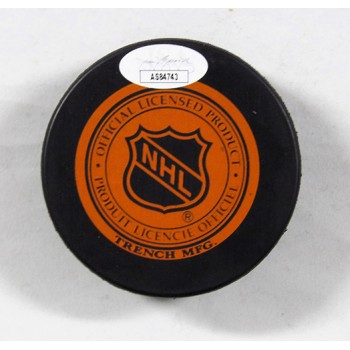 Glenn Anderson Toronto Maple Leafs Signed Hockey Puck JSA Authenticated