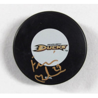 Francois Beauchemin Anaheim Ducks Signed Hockey Puck JSA Authenticated