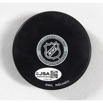 Francois Beauchemin Anaheim Ducks Signed Hockey Puck JSA Authenticated