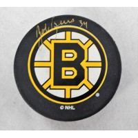 Bob Beers Boston Bruins Signed Hockey Puck JSA Authenticated