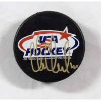 Chris Chelios Signed USA Hockey Puck JSA Authenticated