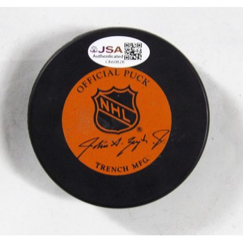Paul Coffey Pittsburgh Penguins Signed NHL Hockey Puck JSA Authenticated