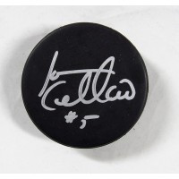 Jassen Cullimore Signed Blank Hockey Puck JSA Authenticated