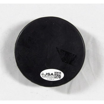 Simon Despres Signed Blank Hockey Puck JSA Authenticated