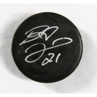 Boyd Devereaux Signed Blank Hockey Puck JSA Authenticated