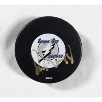 Rob DiMaio Signed Tampa Bay Lightning Hockey Puck JSA Authenticated
