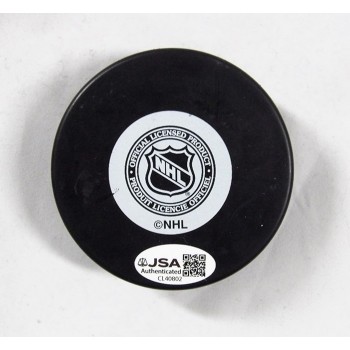 Rob DiMaio Signed Tampa Bay Lightning Hockey Puck JSA Authenticated