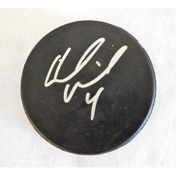 Gerald Diduck Signed Blank Hockey Puck JSA Authenticated