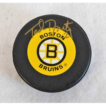 Ted Donato Boston Bruins Signed Hockey Puck JSA Authenticated