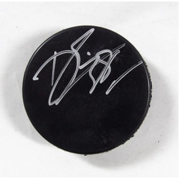 Dan Ellis Signed Blank Hockey Puck JSA Authenticated