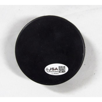 Dan Ellis Signed Blank Hockey Puck JSA Authenticated