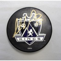 Stephane Fiset Los Angeles Kings Signed Hockey Puck JSA Authenticated