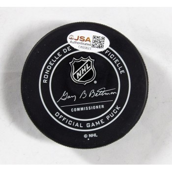 Marc Andre Fleury Vegas Golden Knights Signed NHL Hockey Puck JSA Authenticated