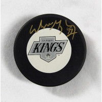 Wayne Gretzky Los Angeles Kings Signed NHL Hockey Puck JSA Authenticated