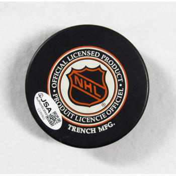 Gordie Howe Detroit Red Wings Signed NHL Hockey Puck JSA Authenticated