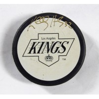 Kelly Hrudey Los Angeles Kings Signed NHL Hockey Puck JSA Authenticated