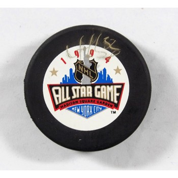 Arturs Irbe Signed 1994 NHL All-Star Hockey Puck JSA Authenticated