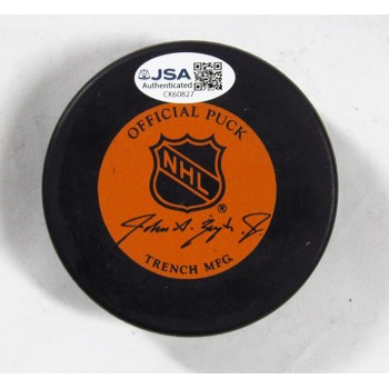 Jaromir Jagr Pittsburgh Penguins Signed NHL Hockey Puck JSA Authenticated