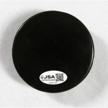 Tomas Kaberle Signed Blank Hockey Puck JSA Authenticated