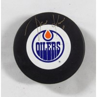 Jari Kurri Edmonton Oilers Signed NHL Hockey Puck JSA Authenticated