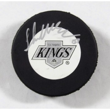 Shawn McEachern Los Angeles Kings Signed Hockey Puck JSA Authenticated