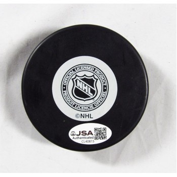 Stanislav Neckar Signed Tampa Bay Lightning Hockey Puck JSA Authenticated