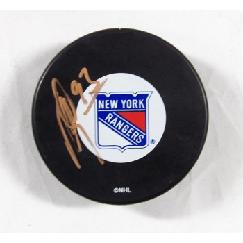 Petr Nedved New York Rangers Signed NHL Hockey Puck JSA Authenticated