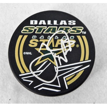 Joe Nieuwendyk Dallas Stars Signed Hockey Puck JSA Authenticated