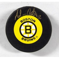 Adam Oates Boston Bruins Signed Hockey Puck JSA Authenticated Smudged