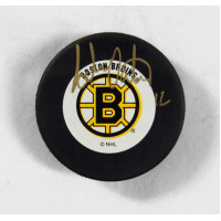 Adam Oates Boston Bruins Signed Hockey Puck JSA Authenticated