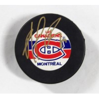 Patrick Roy Montreal Canadiens Signed NHL Hockey Puck JSA Authenticated