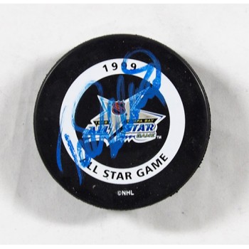 Teemu Selanne Signed 1999 All Star Game Hockey Puck JSA Authenticated