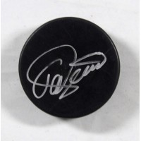 Teemu Selanne Signed Blank Hockey Puck JSA Authenticated