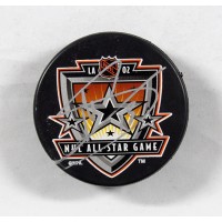 Mats Sundin Signed 2002 NHL All-Star Hockey Puck JSA Authenticated