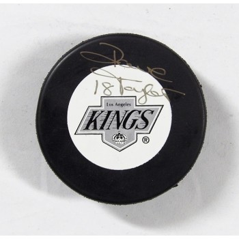 Dave Taylor Los Angeles Kings Signed NHL Hockey Puck JSA Authenticated