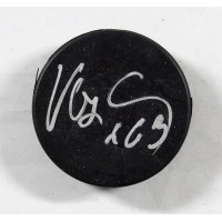 Josef Vasicek Signed Blank Hockey Puck JSA Authenticated