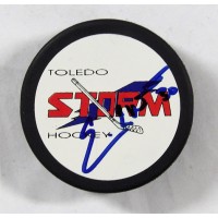 Erin Whitten Toledo Storm Signed Hockey Puck JSA Authenticated