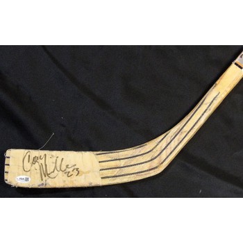 Corey Millen Los Angles Kings Signed Game Used Hockey Stick JSA Authenticated