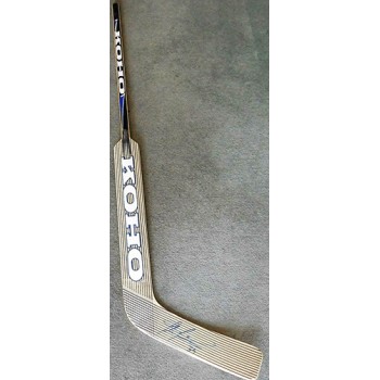 Felix Potvin Signed Pro Stock Maple Leafs Koho Hockey Stick 33 JSA Authenticated