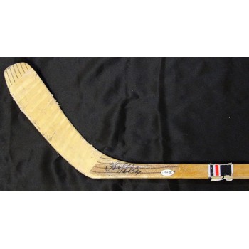 Gary Shuchuk Los Angeles Kings Signed Game Used Hockey Stick JSA Authenticated